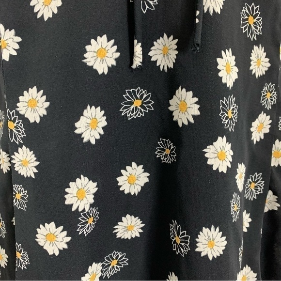 BP Floral Ditsy Tie Front Mini Sundress Dress Daisy Retro XL Sun Dress - Picture 11 of 14